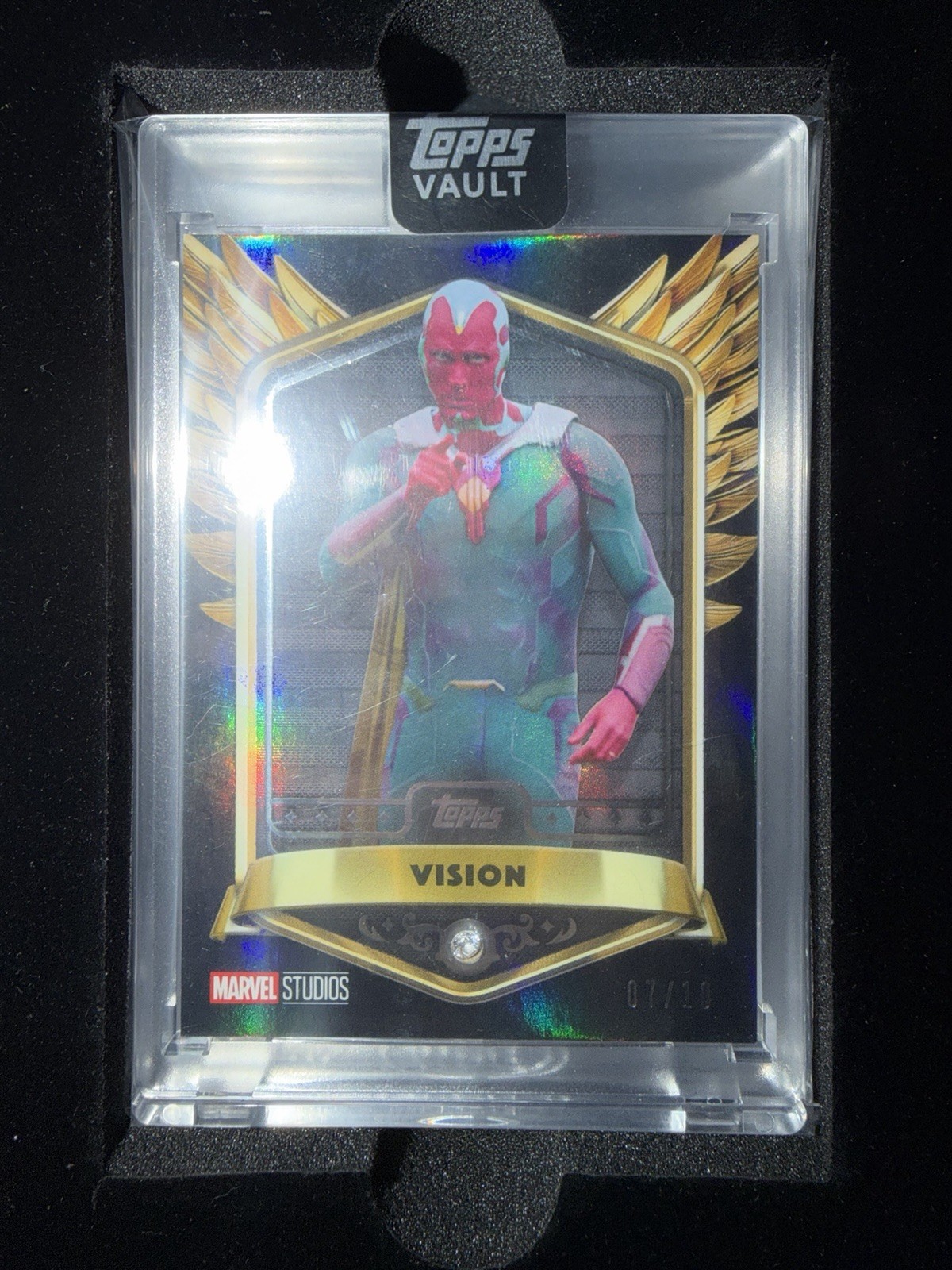 2026 Topps Marvel Vault TRUE GREATNESS Diamond Vision TG-21 07/10 RELIC