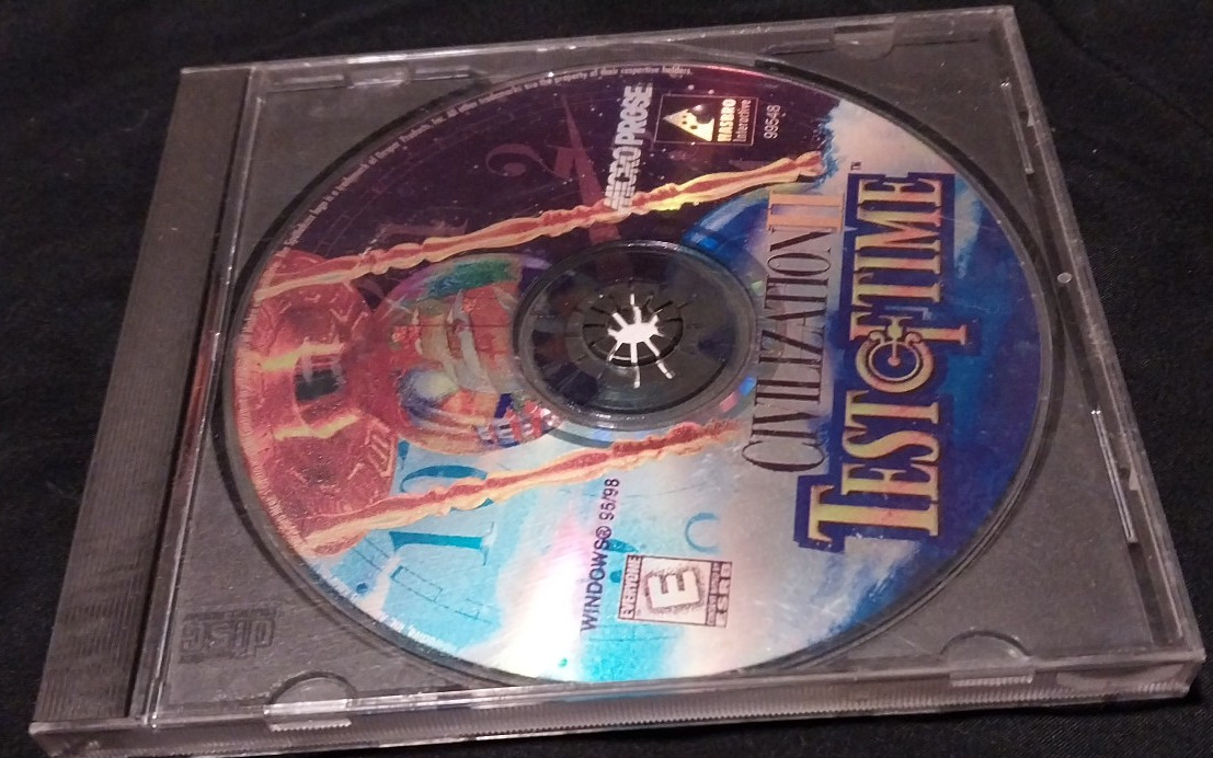 Civilization II: Test of Time (PC, 1999) Case & Game Disc