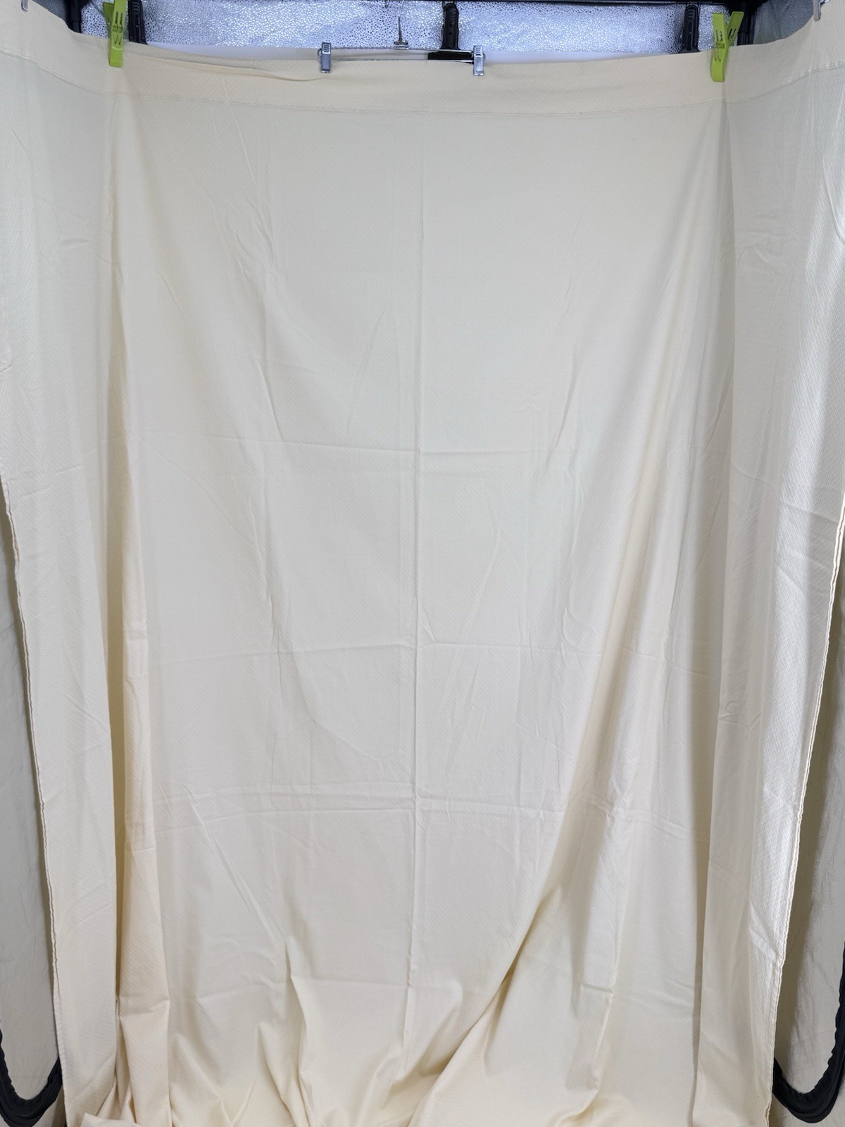 Frette Flat Sheet 2 Pillow Sham Butter Yellow Italy Luxury Cotton Textured