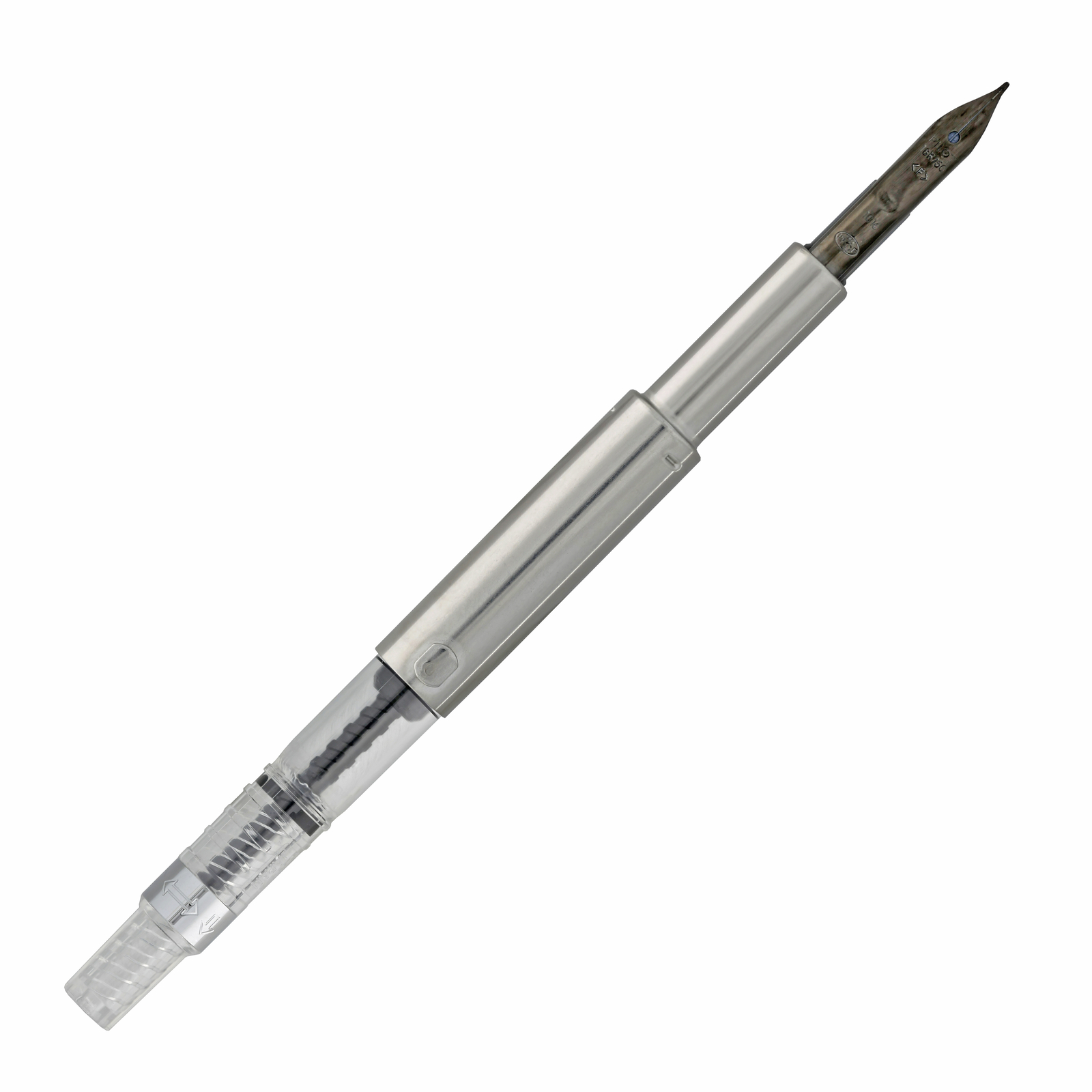 Pilot Namiki Vanishing Point Converter Set - 18K Black Plated Gold FINE Nib NEW