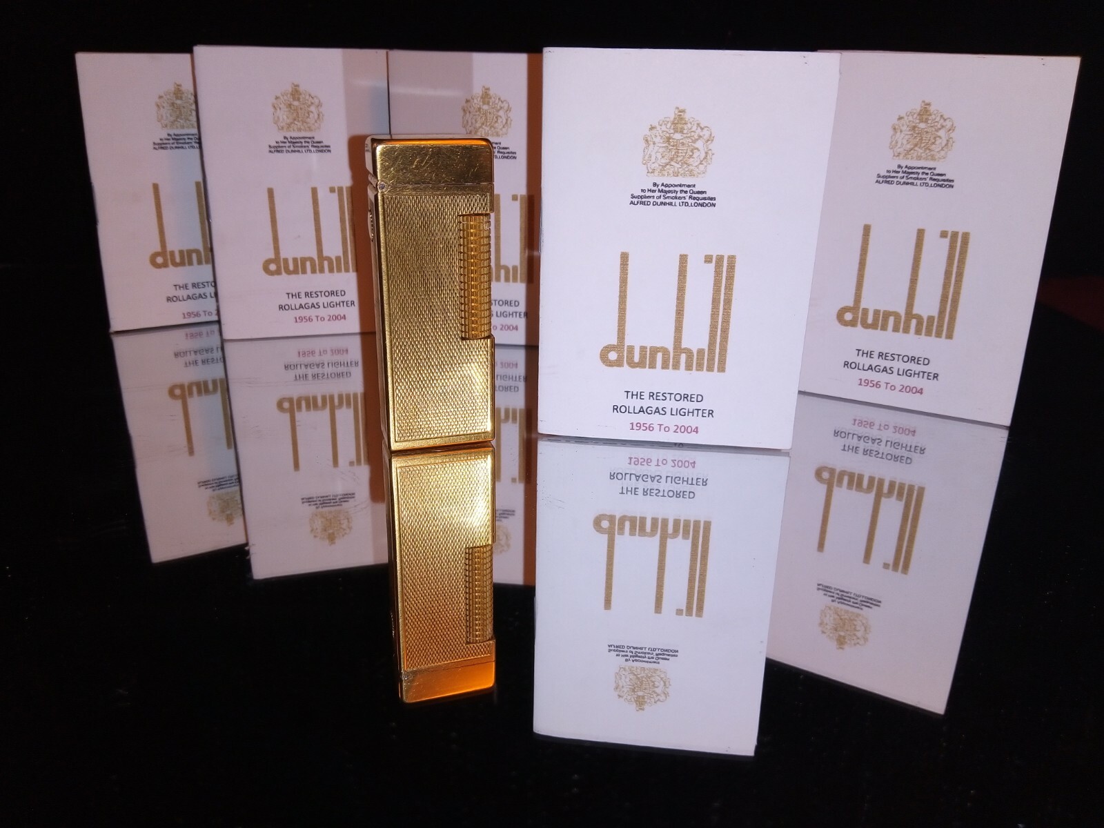 Revised and updated Instruction Booklet for Dunhill Rollagas lighters.