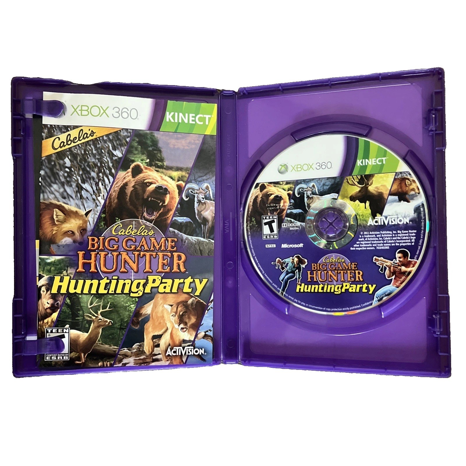 Cabela’s Big Game Hunter: Hunting Party (Xbox 360, 2008) Complete in Box