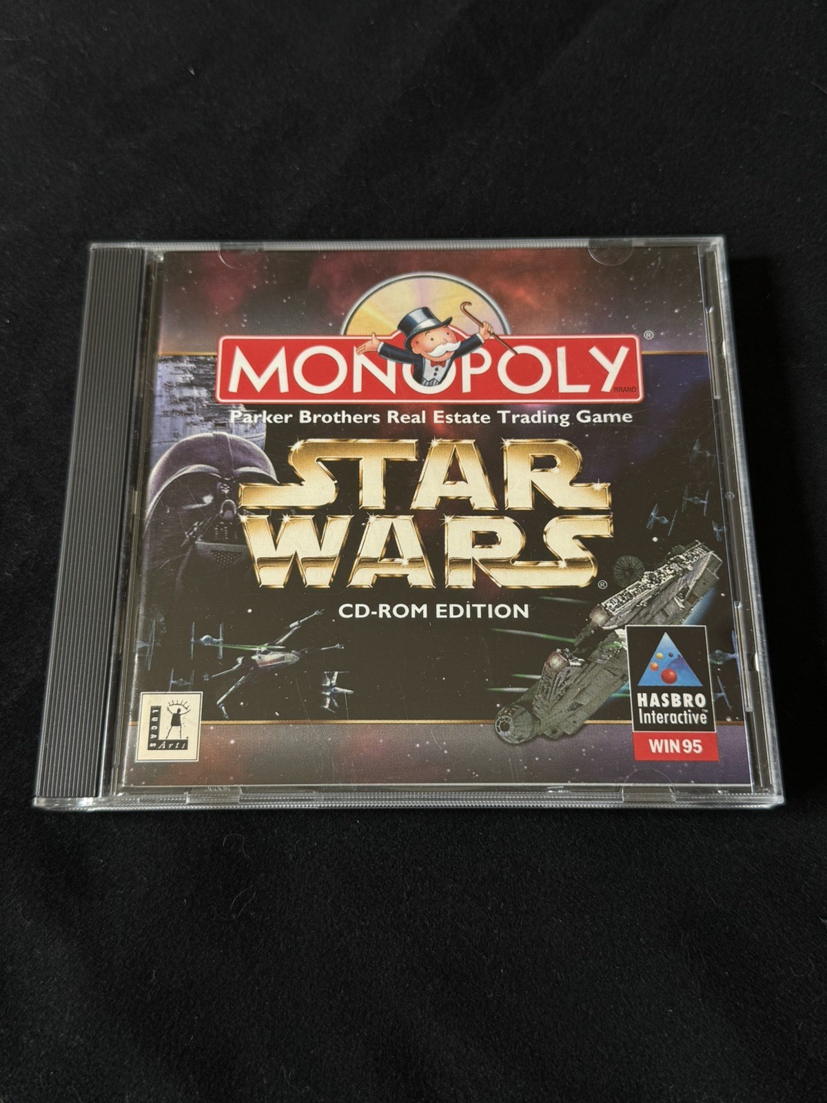 Star Wars Monopoly CD-ROM Edition (PC CD-ROM, 1998 w/ Manual) Complete in Case