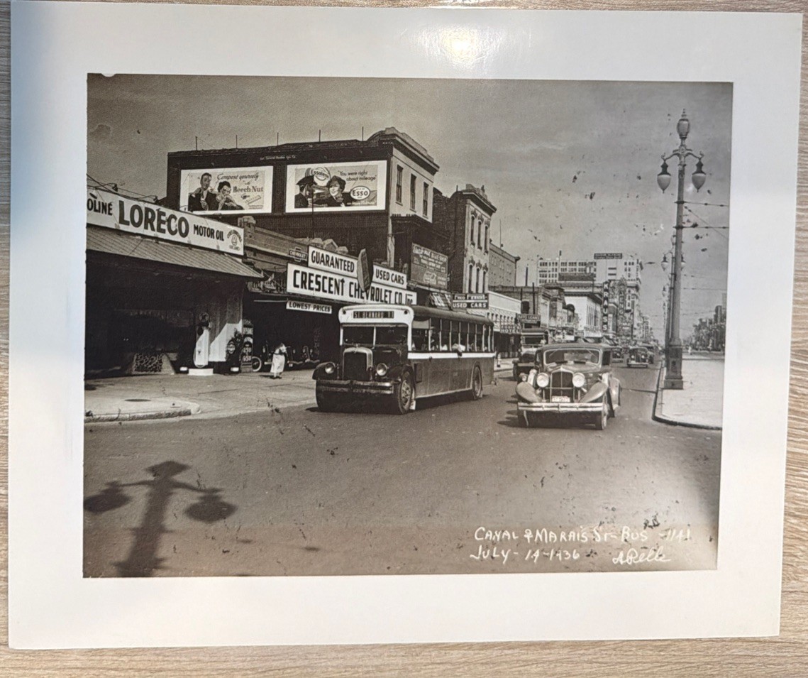 Antique Photo of Canal Street - July 14, 1936,