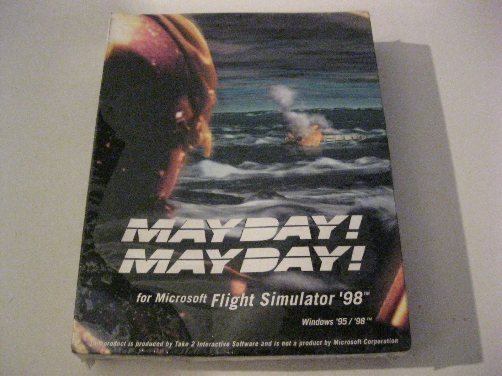 Mayday Mayday Microsoft Flight Simulator 98 Add On new PC Game CD-ROM