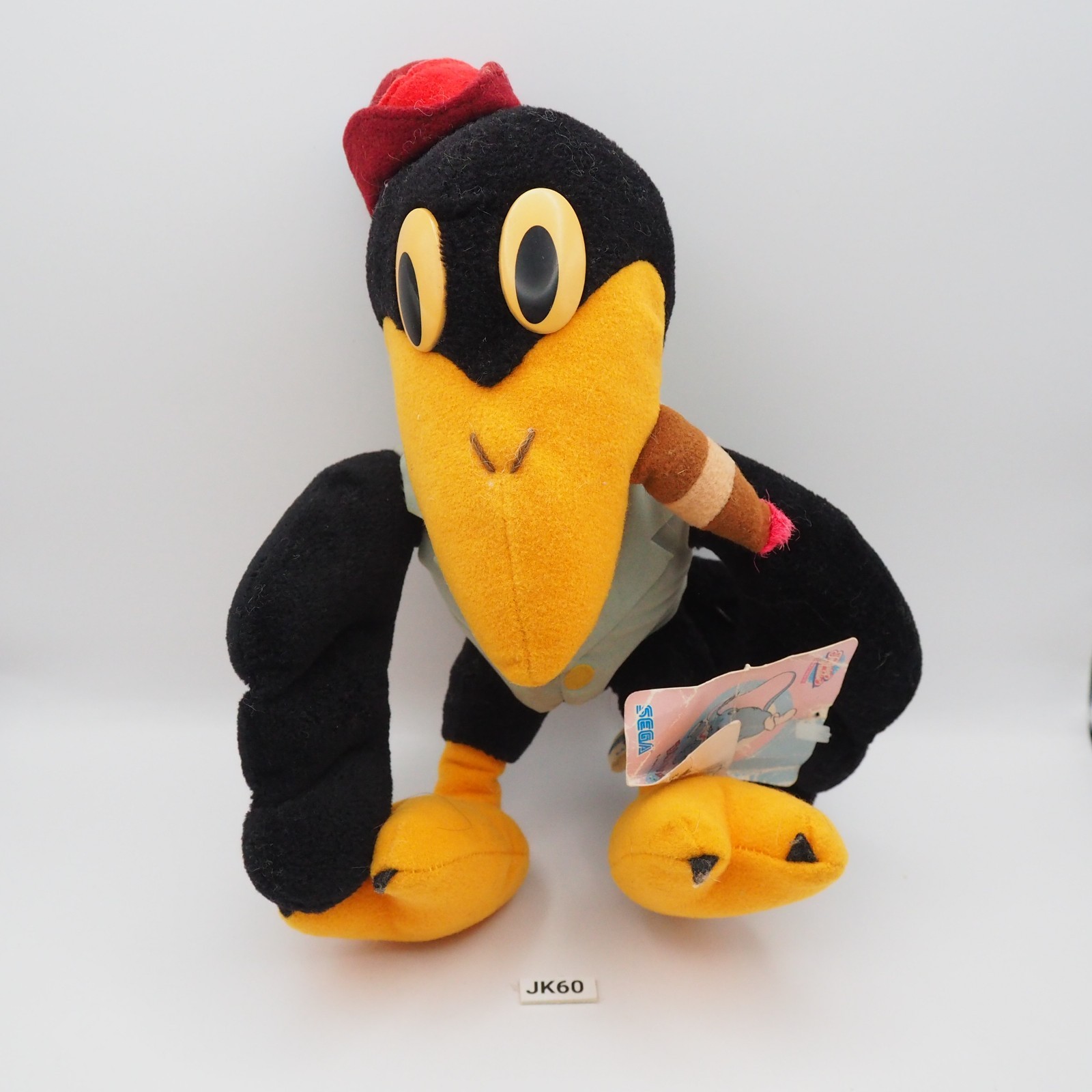JK60 JUNK Dumbo Flying Elephant Jim Crow Disney SEGA 1996 Plush 8\