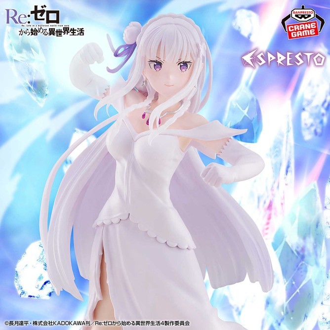Re:Zero Starting Life in Another World ESPRESTO Excite Motions Emilia Figure