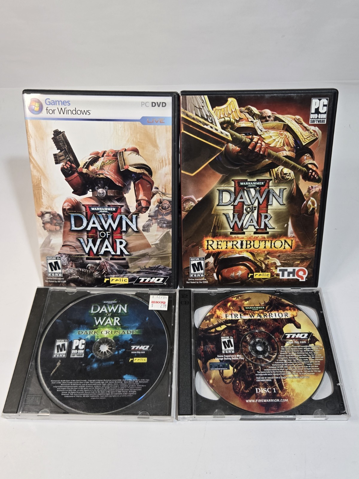 Lot Warhammer 40,000 40K Dawn of War 2 Retribution Fire Warrior Dark Crusade THQ