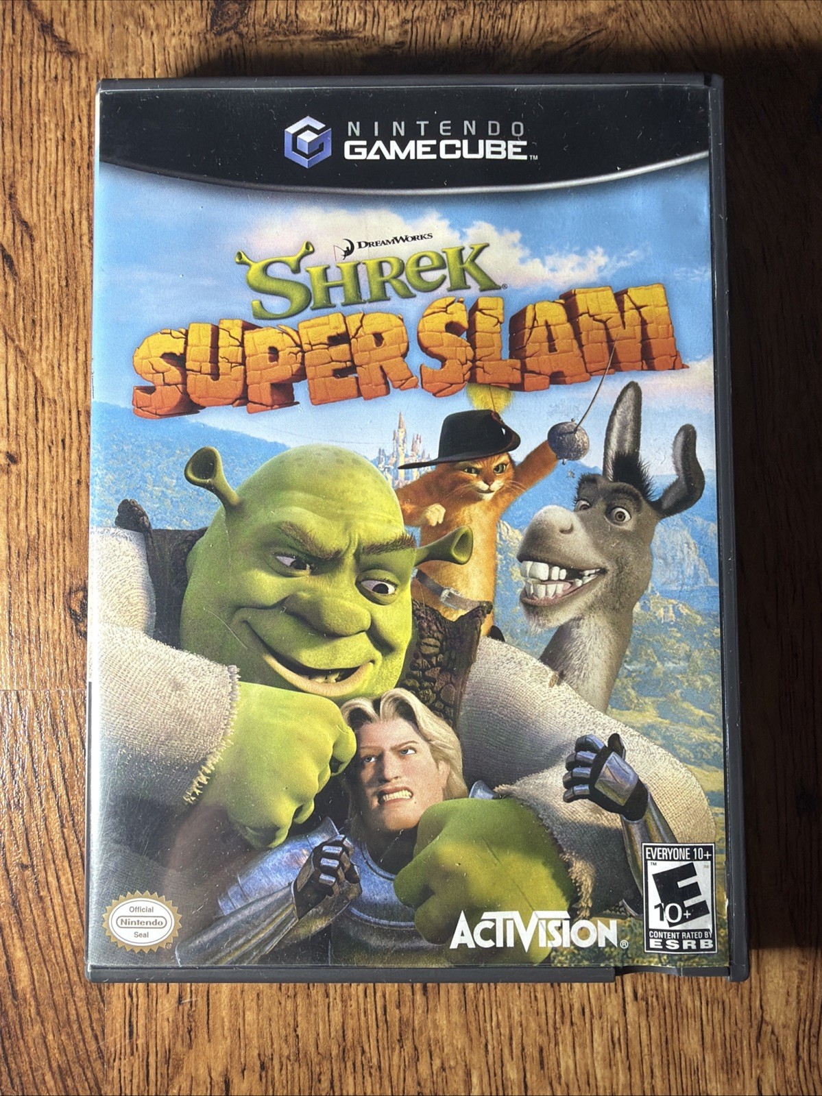 Shrek SuperSlam (Nintendo GameCube, 2005) Game & Case Tested