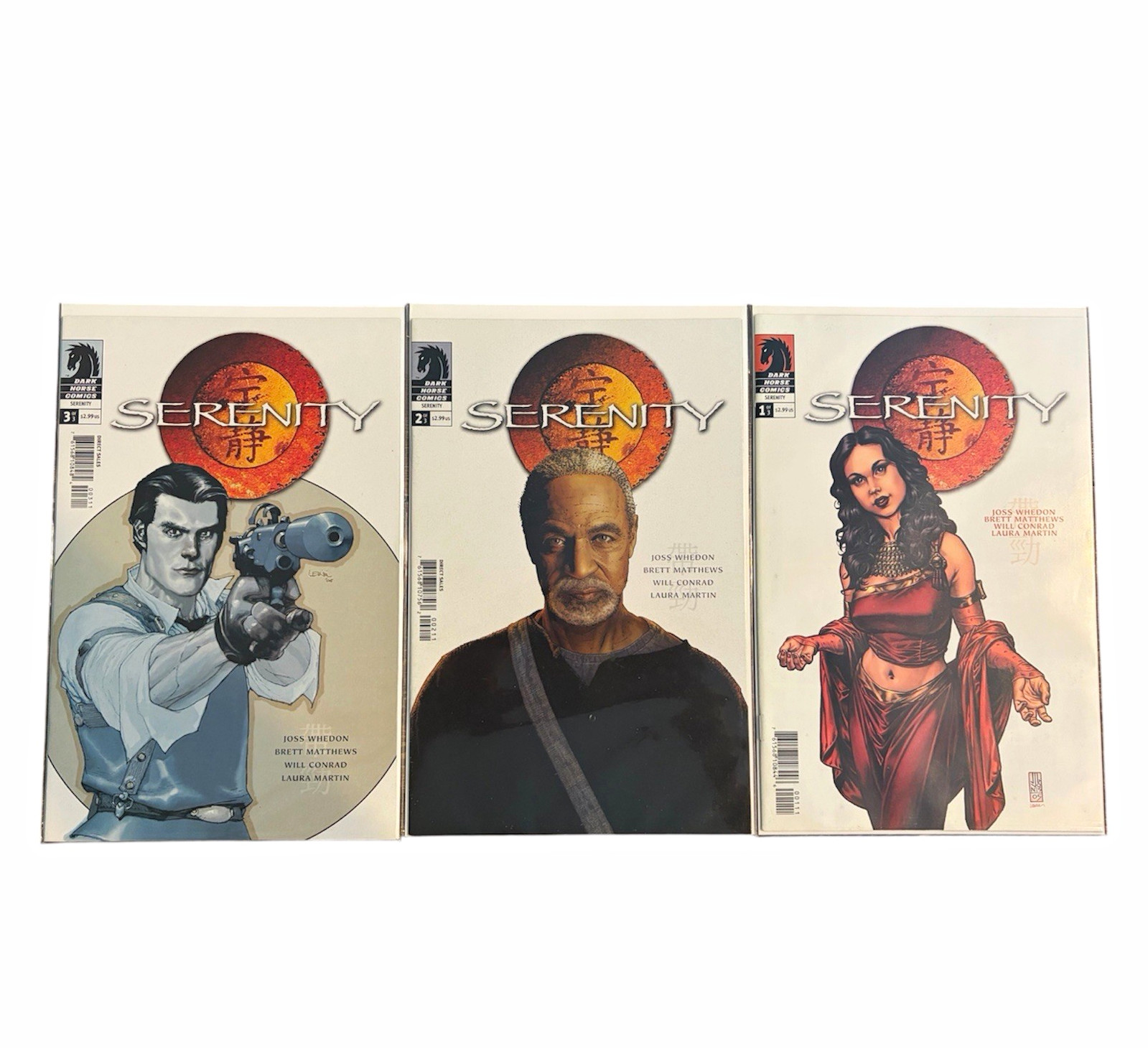 ⁠Serenity Those Left Behind #1 #2 #3 Full Run Set Dark Horse Comics Firefly VF/N