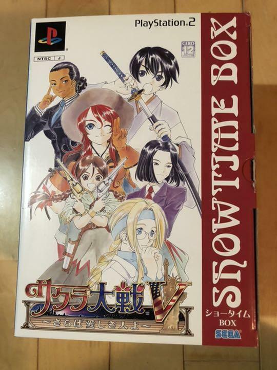 PLAYSTATION 2 Ps2 Sakura Wars V Farewell, dear one LIMITED showtime box