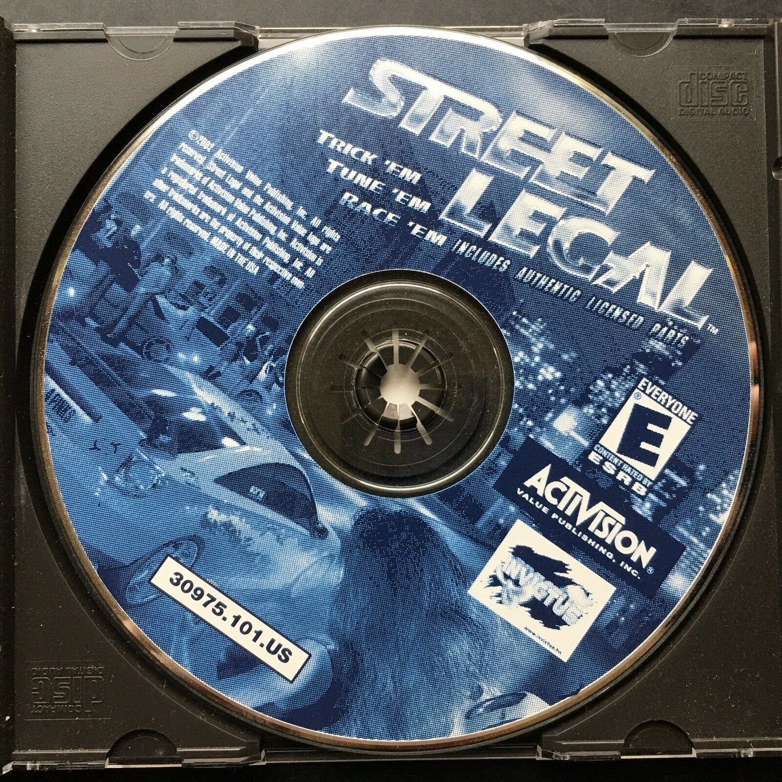 Street Legal PC Computer Video Game 2002 Disk Only Untested