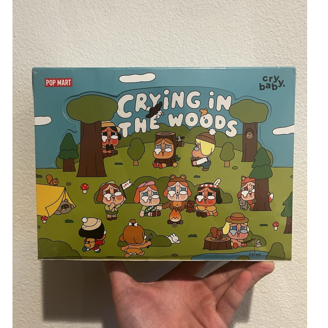 POP MART Crybaby Crying in the Woods Animation Figurine Original Sealed Set