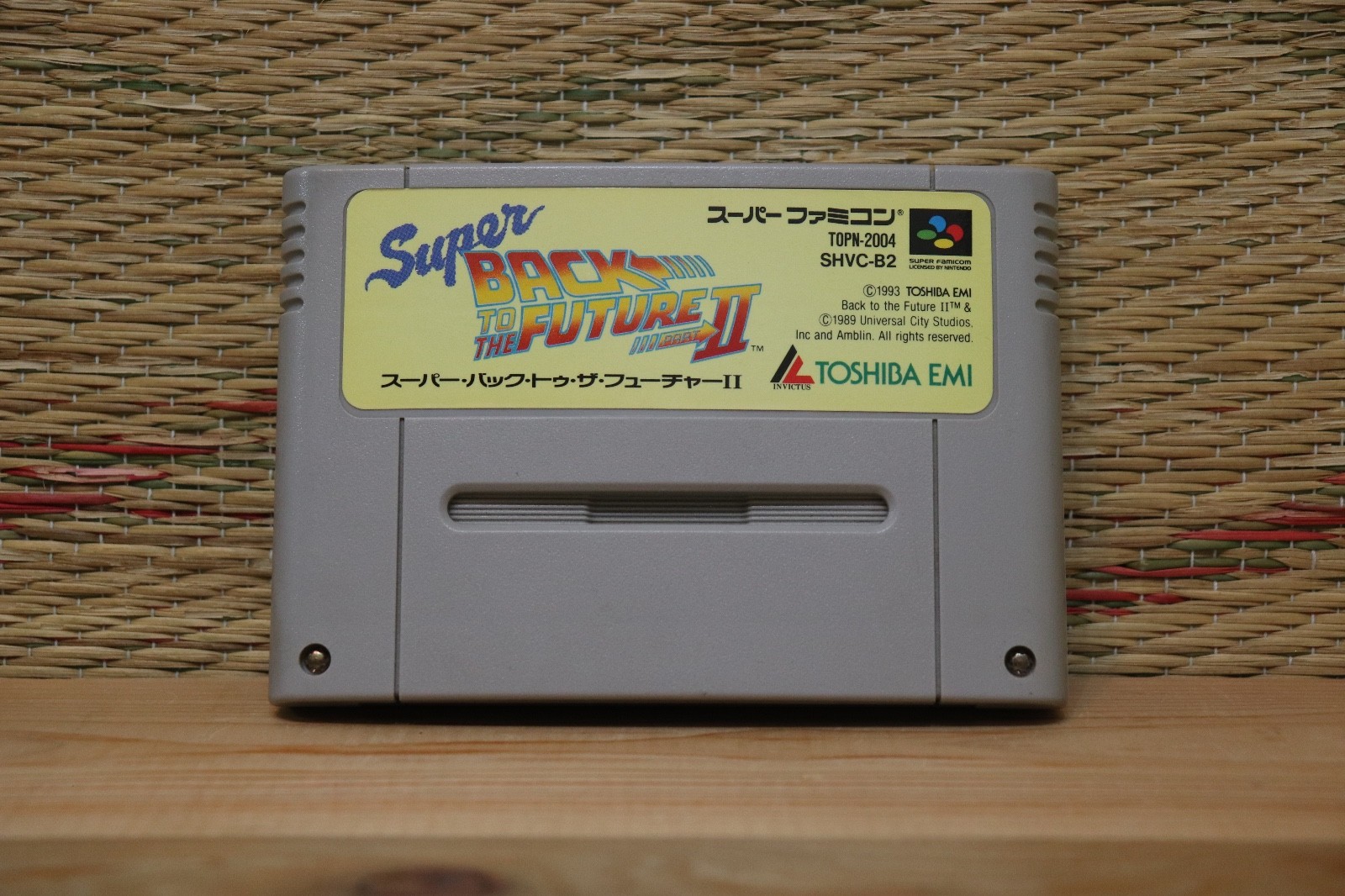 Super Back to the Future 2 Nintendo Super Famicom SFC VG