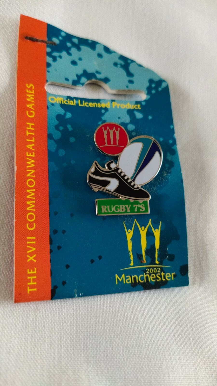 2002 Commonwealth Games Pin Badge - Rugby 7s Sports Specific