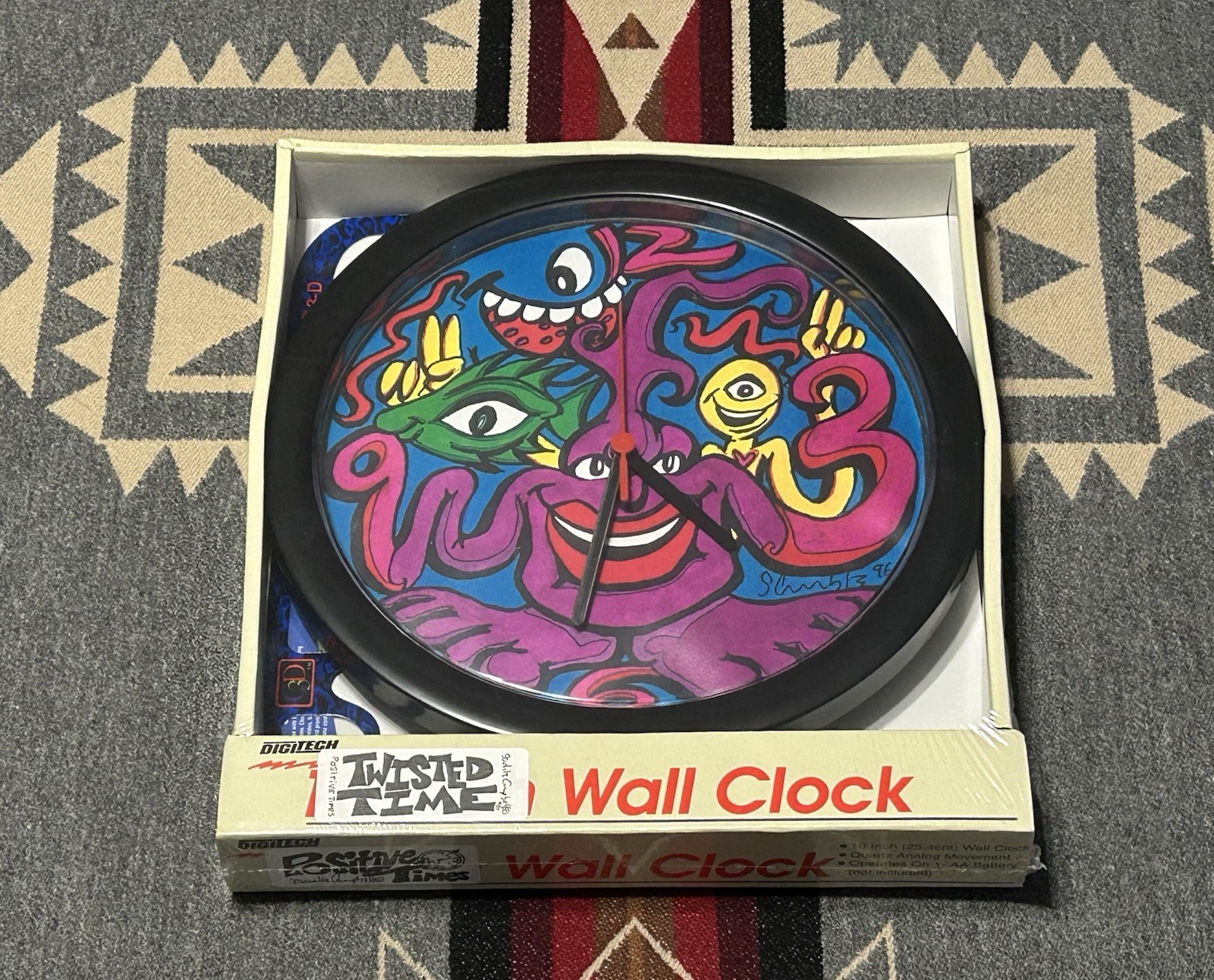 Keith Campbell Twisted Time Glow Clock 10