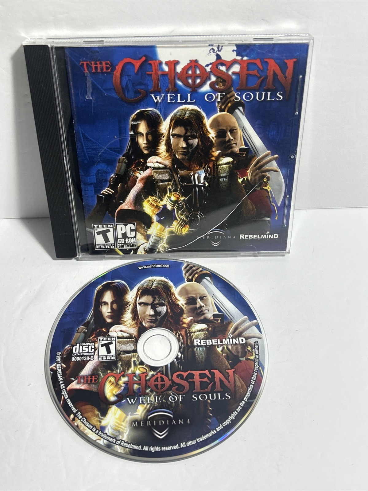 CHOSEN WELL OF SOULS PC CD-ROM/Meridia4 Inc 2007 | Jewel Case | Disc M/NM