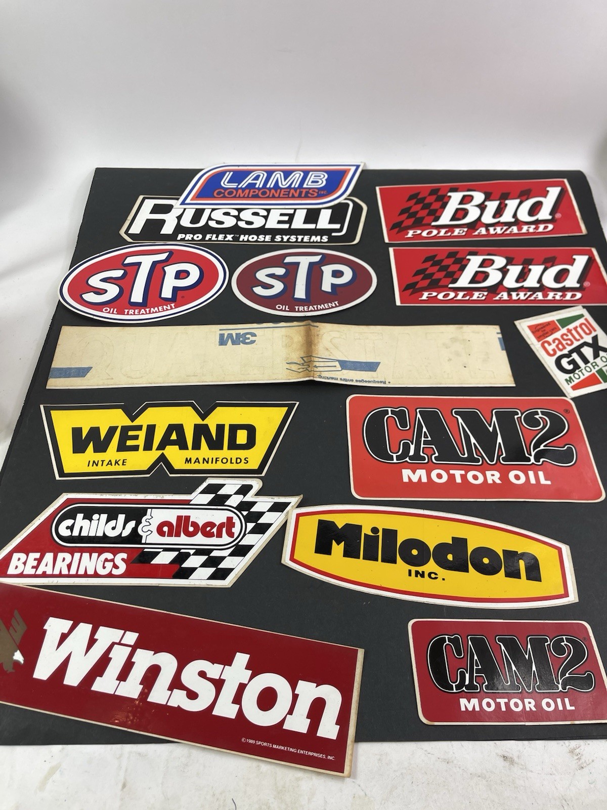14 Racing Hot Rod Racing  Automotive Vintage old Stock decal sticker Lot 3