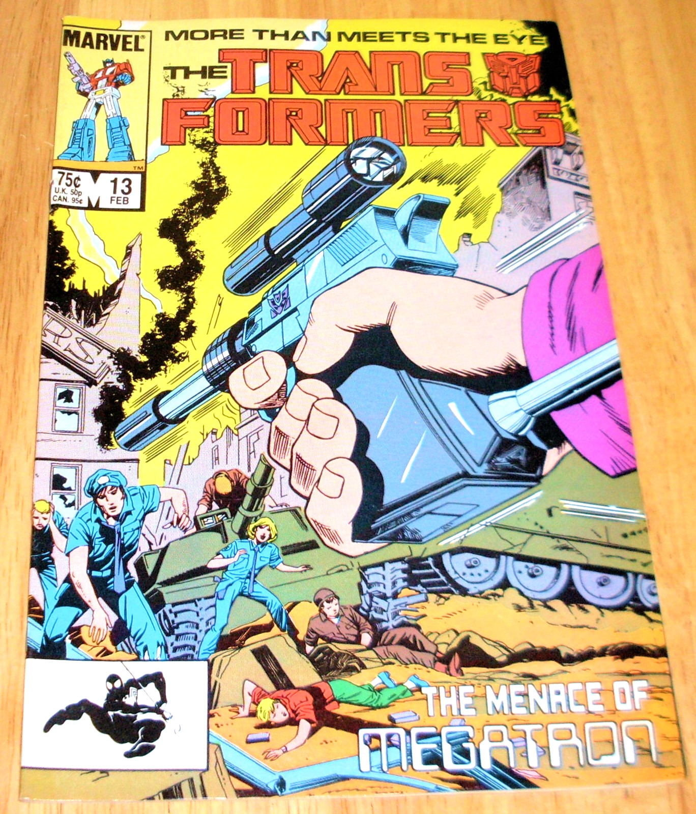 Transformers 13 (7.5) 1st Print Marvel Comics 1986 Flat Rate Shipping