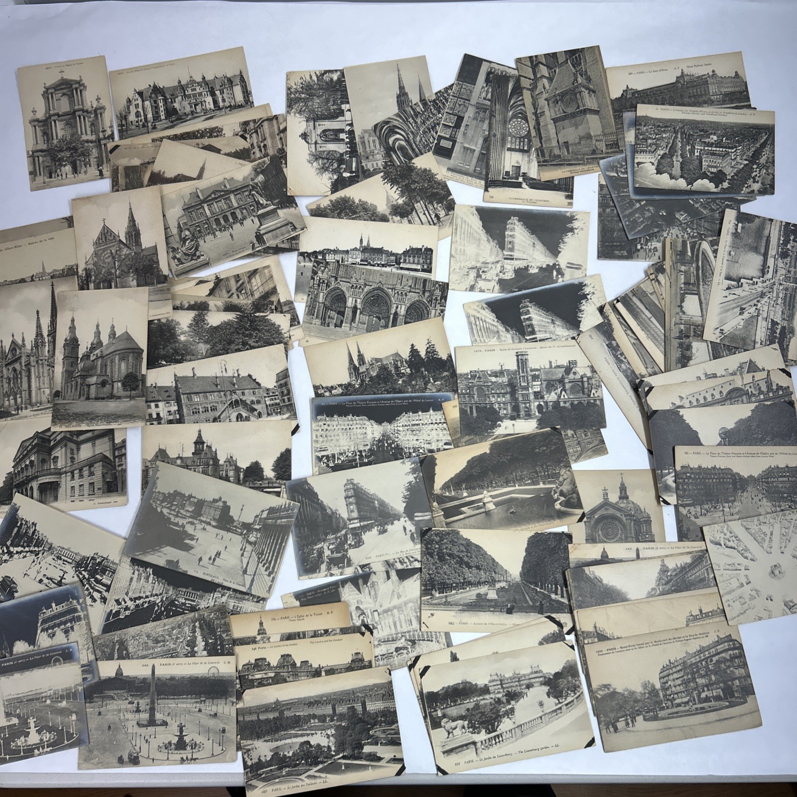 Antique 1920s France Postcard Lot - 100+ Postcards