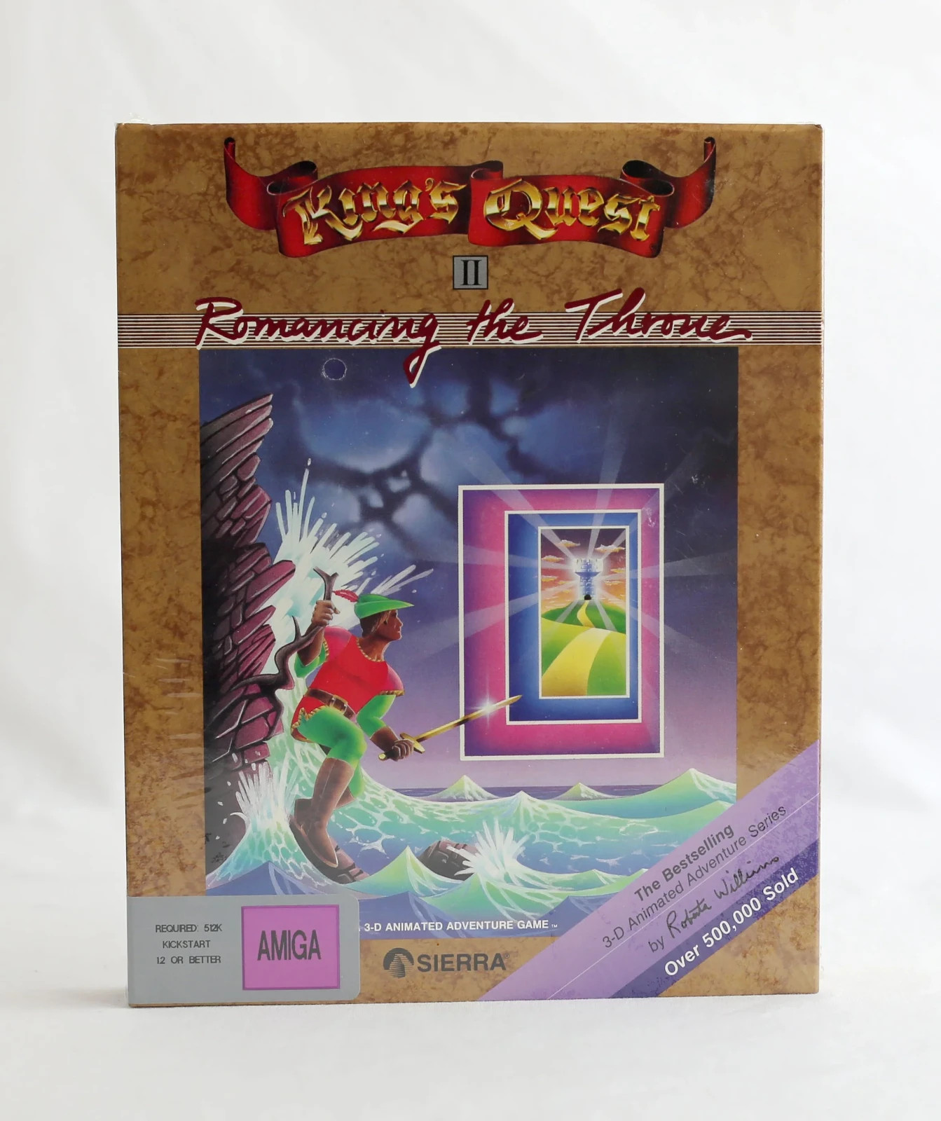 SEALED 1987 King's Quest II 2 Romancing the Throne Sierra Big Box PC AMIGA