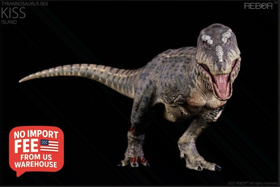 REB0R Tyrannosaurus Rex KISS Island Dinosaur 1/35 Limited Figurine Animal Models
