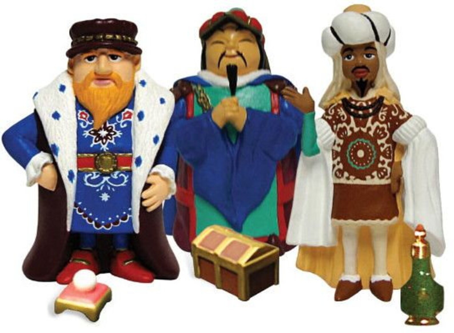 Little Drummer boy Magi Three Wise-Men Kings Nativity Set Forever Fun NIP