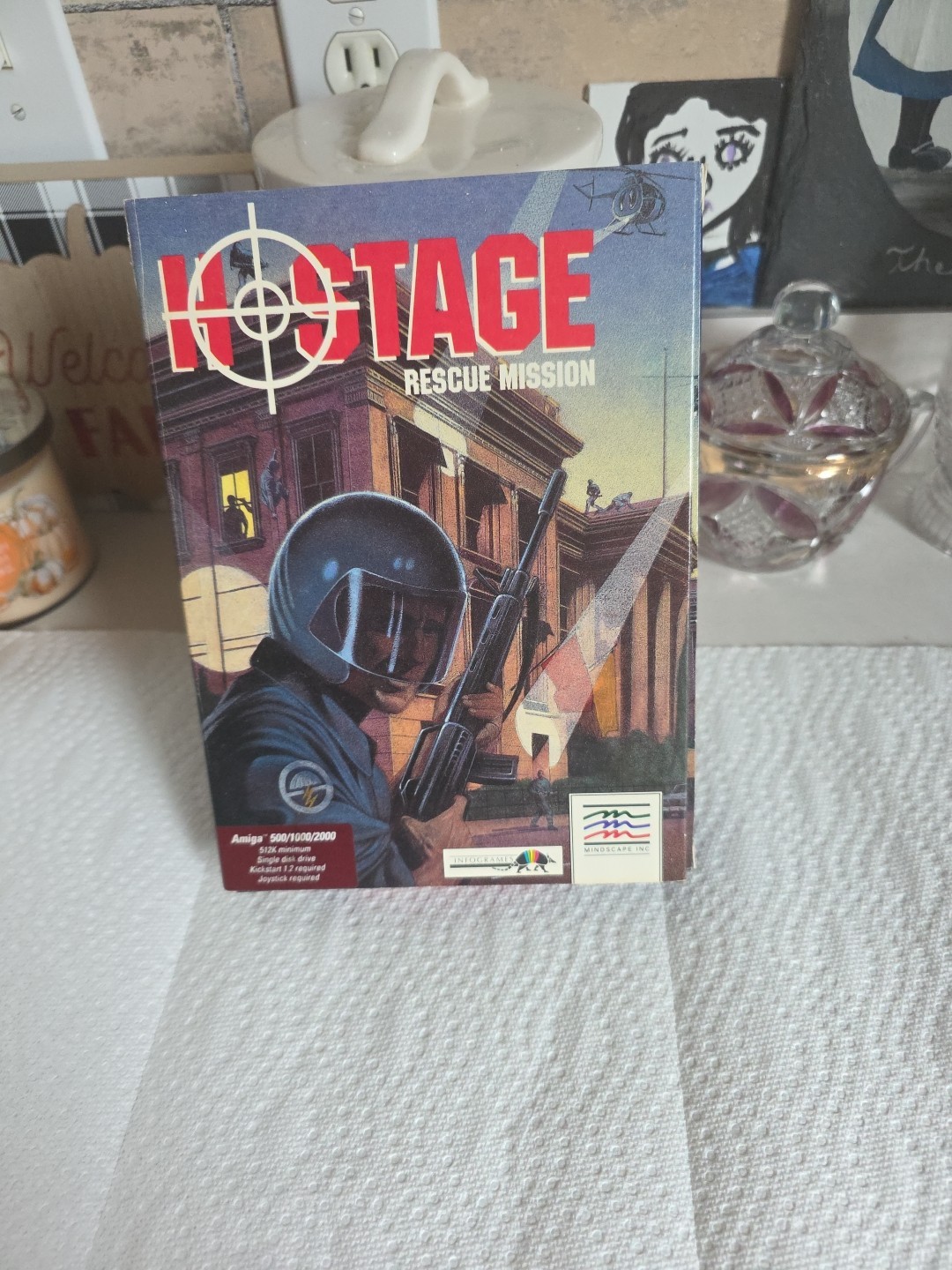Hostage: Rescue Mission Complete 1989 Game AMIGA Big Box CIB