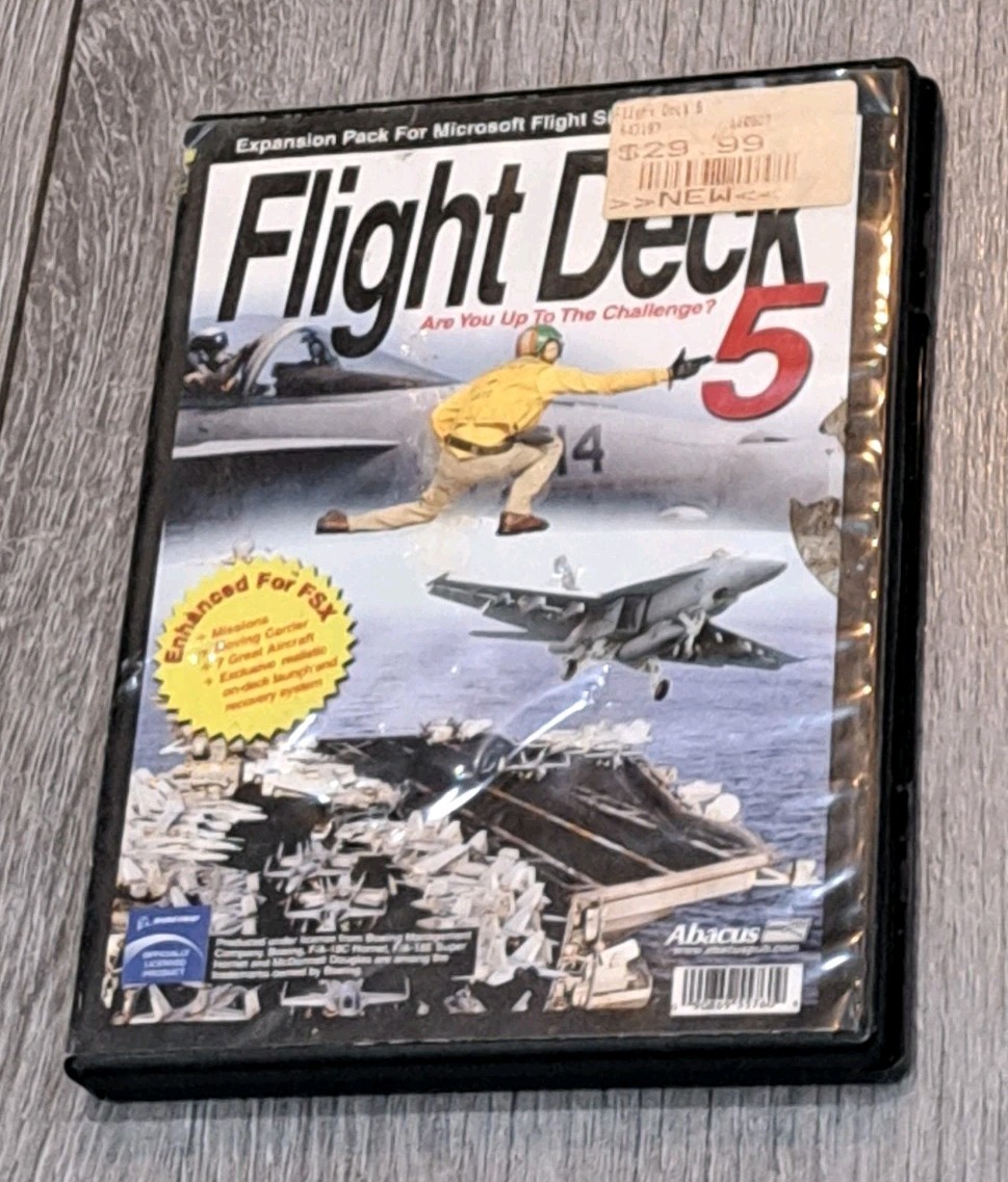 Flight Deck 5 (PC, 2007) Manual Included, Microsoft 