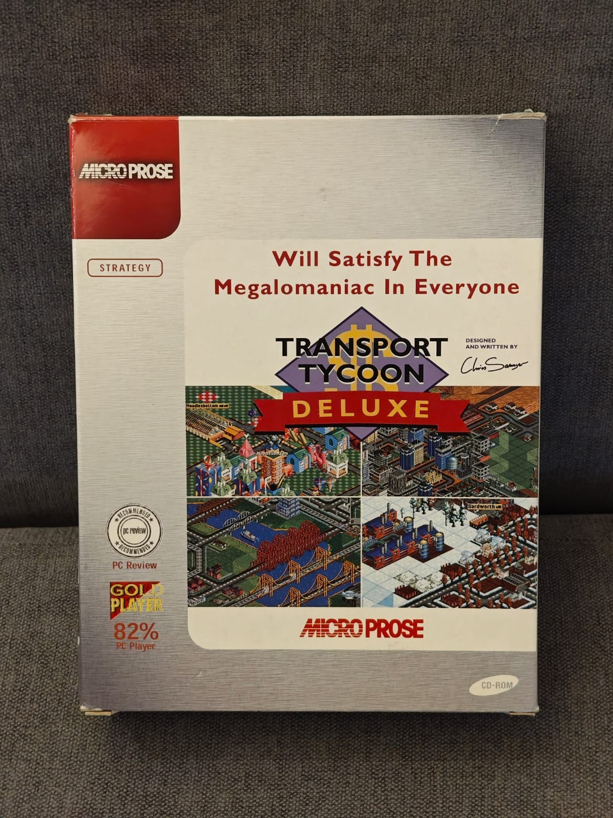 Transport Tycoon Deluxe PC CD-ROM Big Box MicroProse 1995