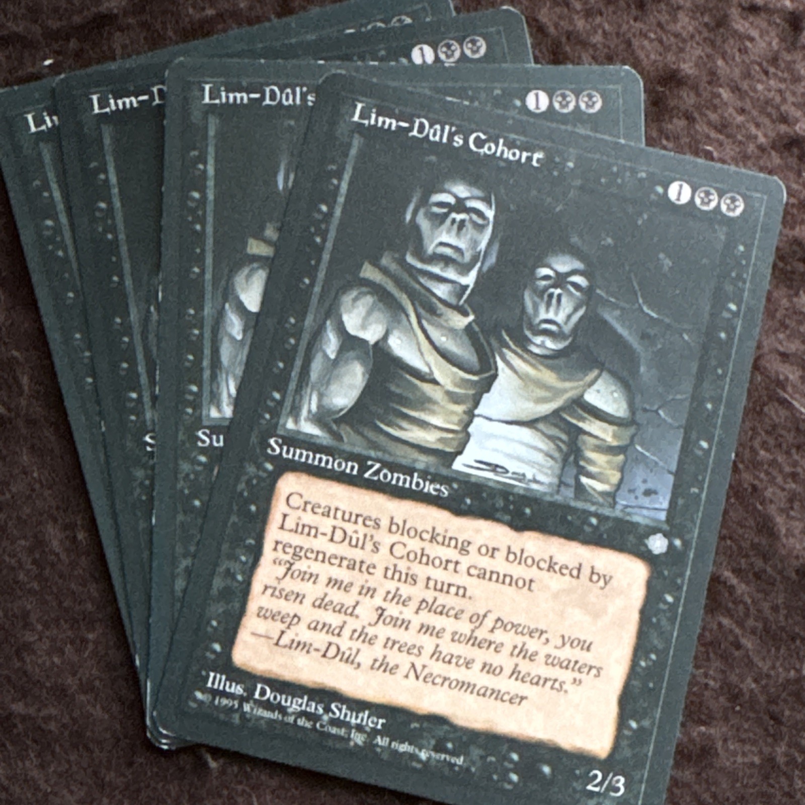 Magic the Gathering MTG Ice Age LIM-DUL\'S COHORT  X 4 LP/EX C 1995