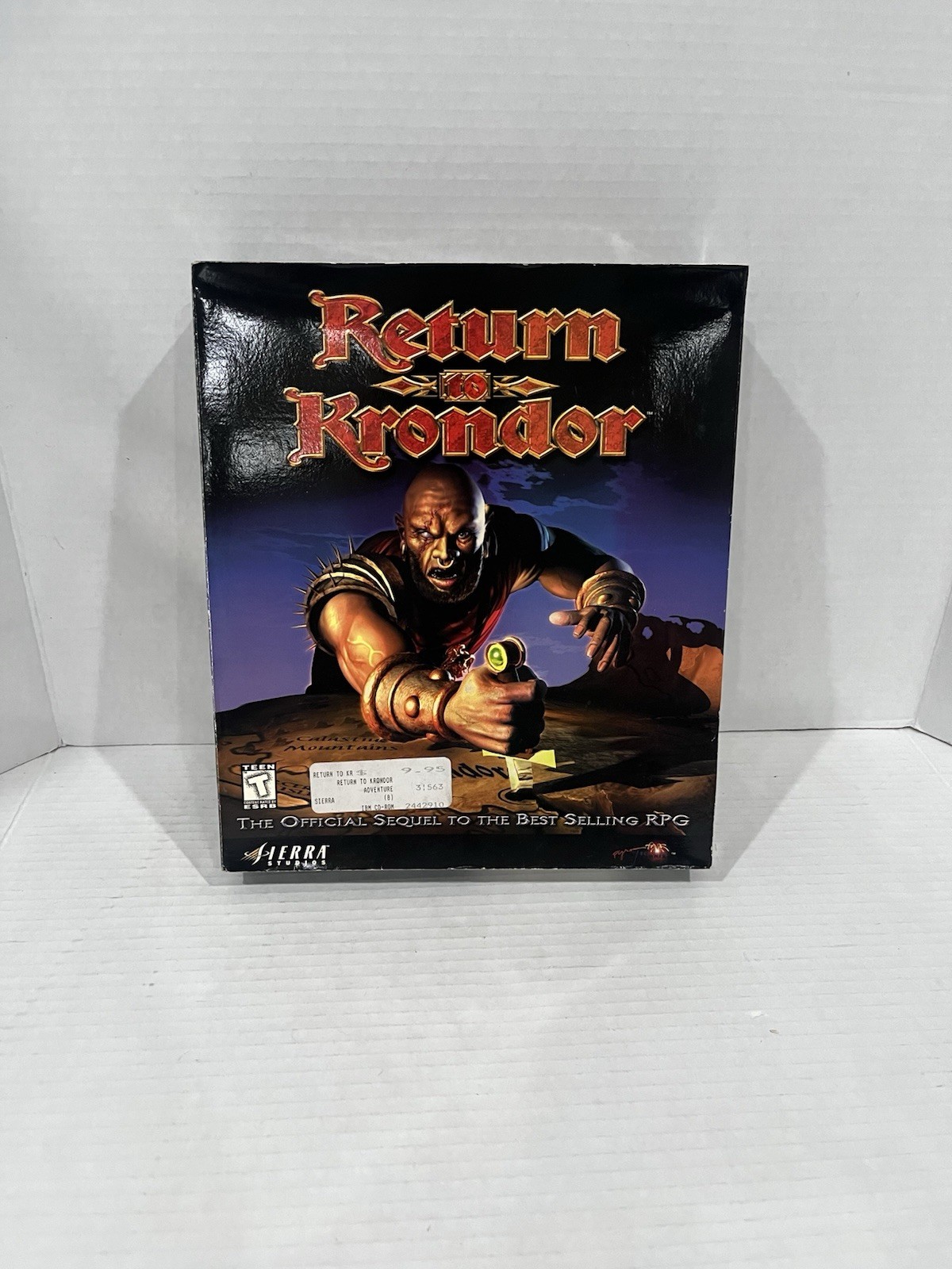 Return To Krondor PC CD-ROM 2 Discs BIG BOX 1998 SIERRA STUDIO