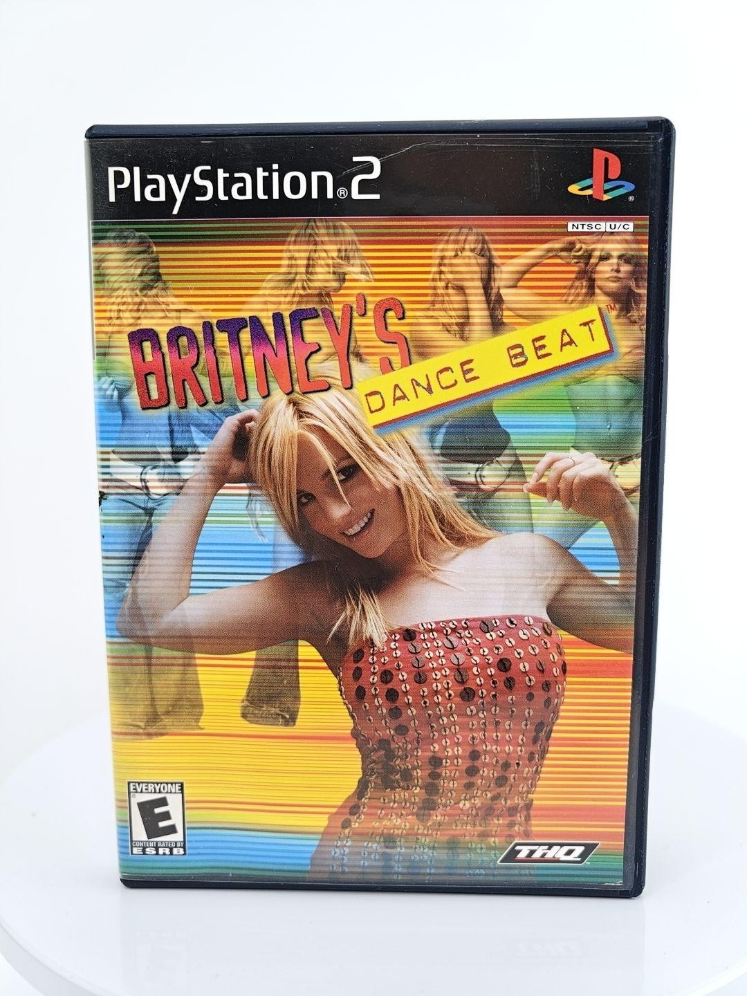 Britney's Dance Beat Sony PlayStation 2 PS2 Game CIB E THQ Music Dance NTSC-U/C