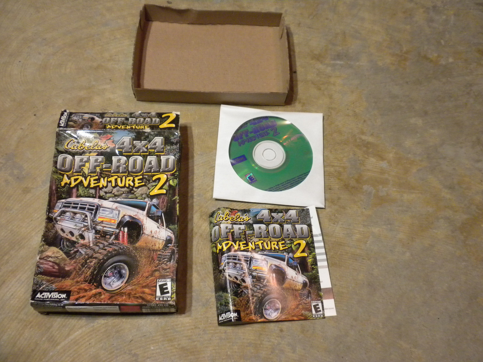 Vintage 2001 Cabelas 4x4 4 X 4 Off Road Adventure 2 PC CD ROM Computer Game