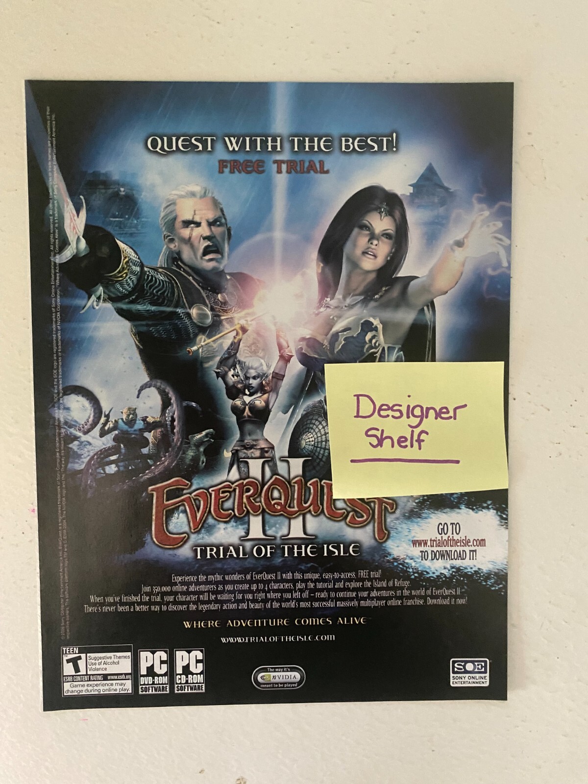 Everquest II Game 2005 Print Advertisement