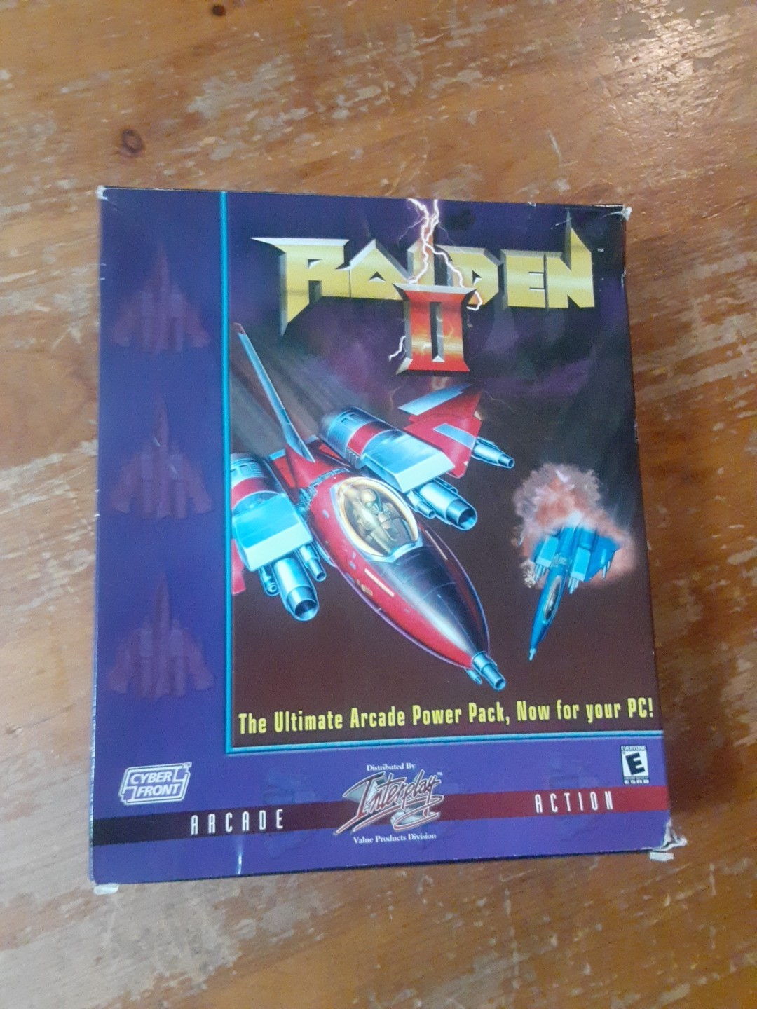 Raiden II Windows Big Box PC Game Interplay Cyber Front 1997 Clean