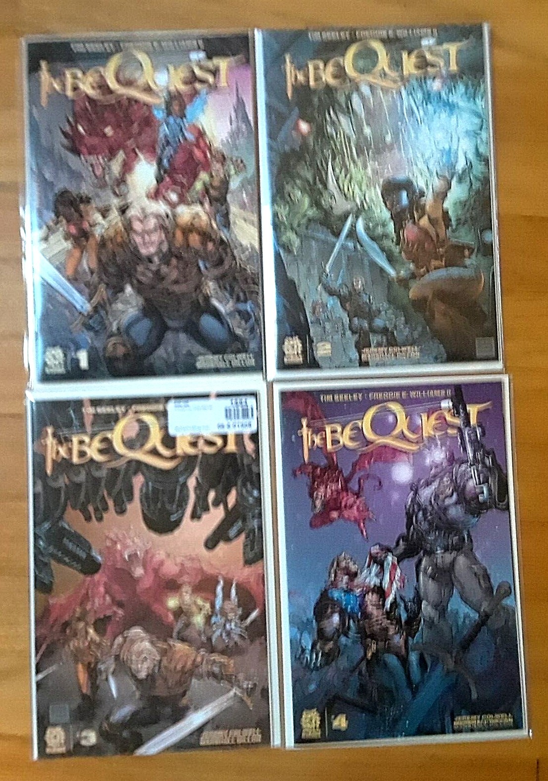 The BeQuest 1 - 4 Complete Set Aftershock Comics 2021 Tim Seeley NM-