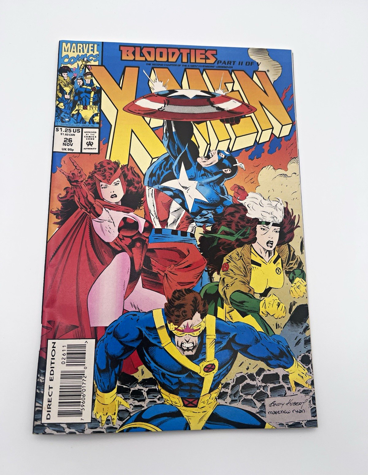 Marvel Comics X-Men #26-30 Lot of 5 Direct Edition 1993 Ryan, Kubert