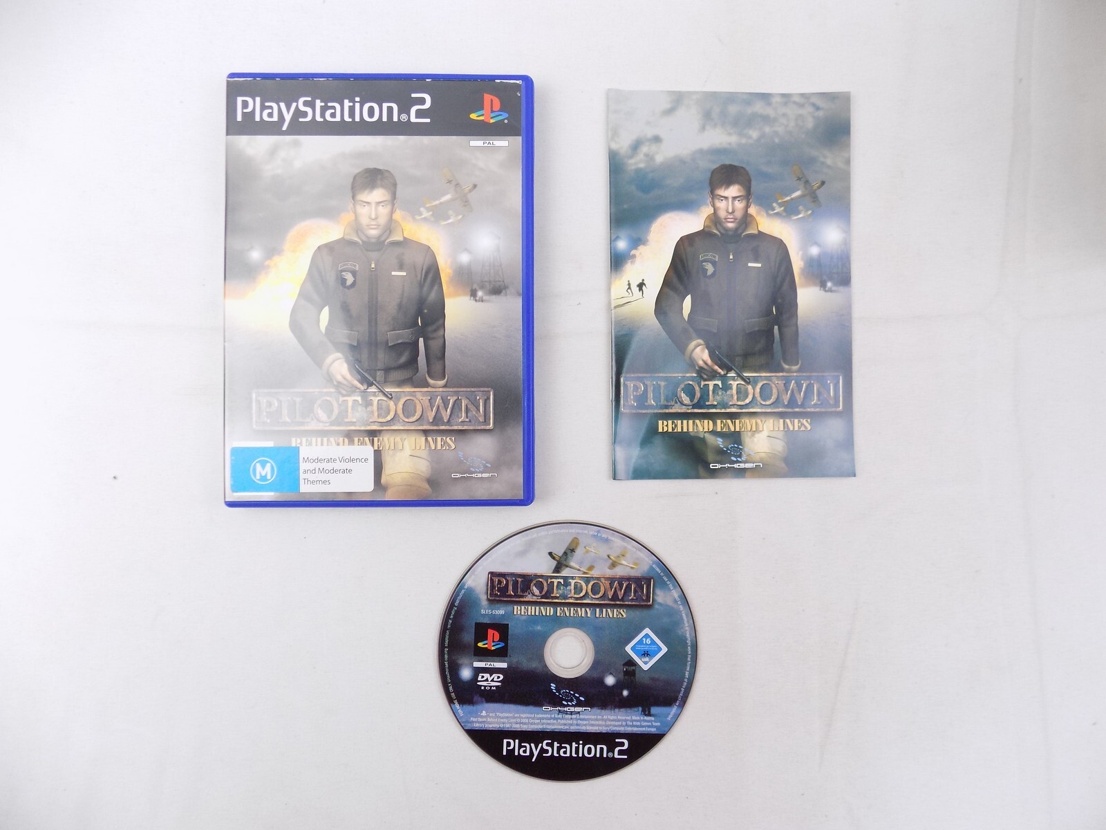 Mint Disc Playstation 2 Ps2 Pilot Down Behind Enemy Lines - Inc Manual