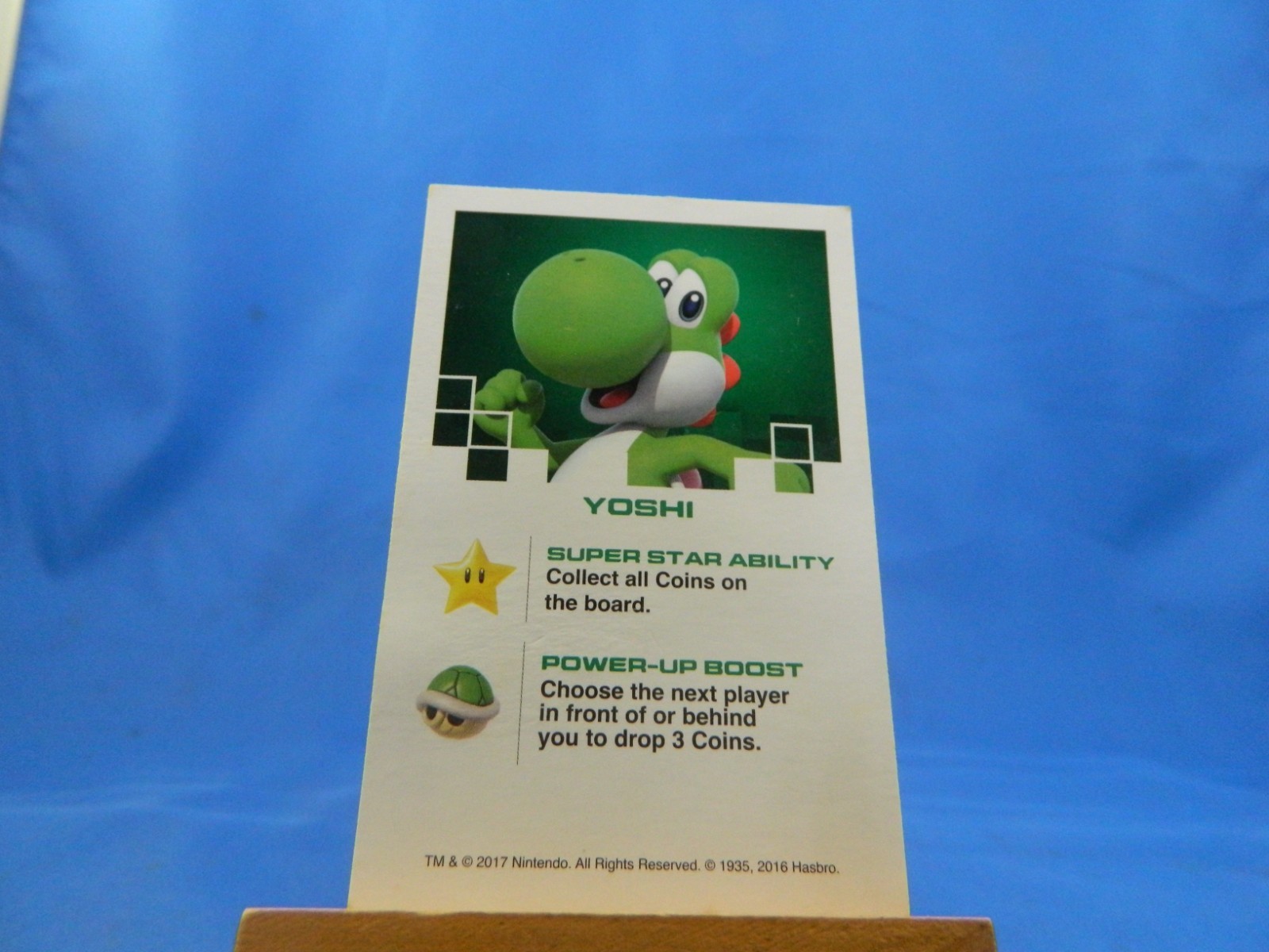 Yoshi Nintendo Monopoly Gamer Character card