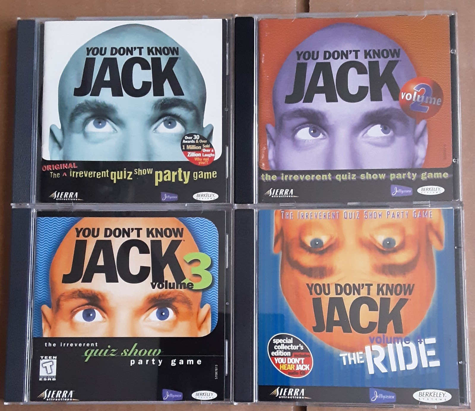 You Don't Know Jack Collection Vol 1 Original Plus Volume 2,3,4