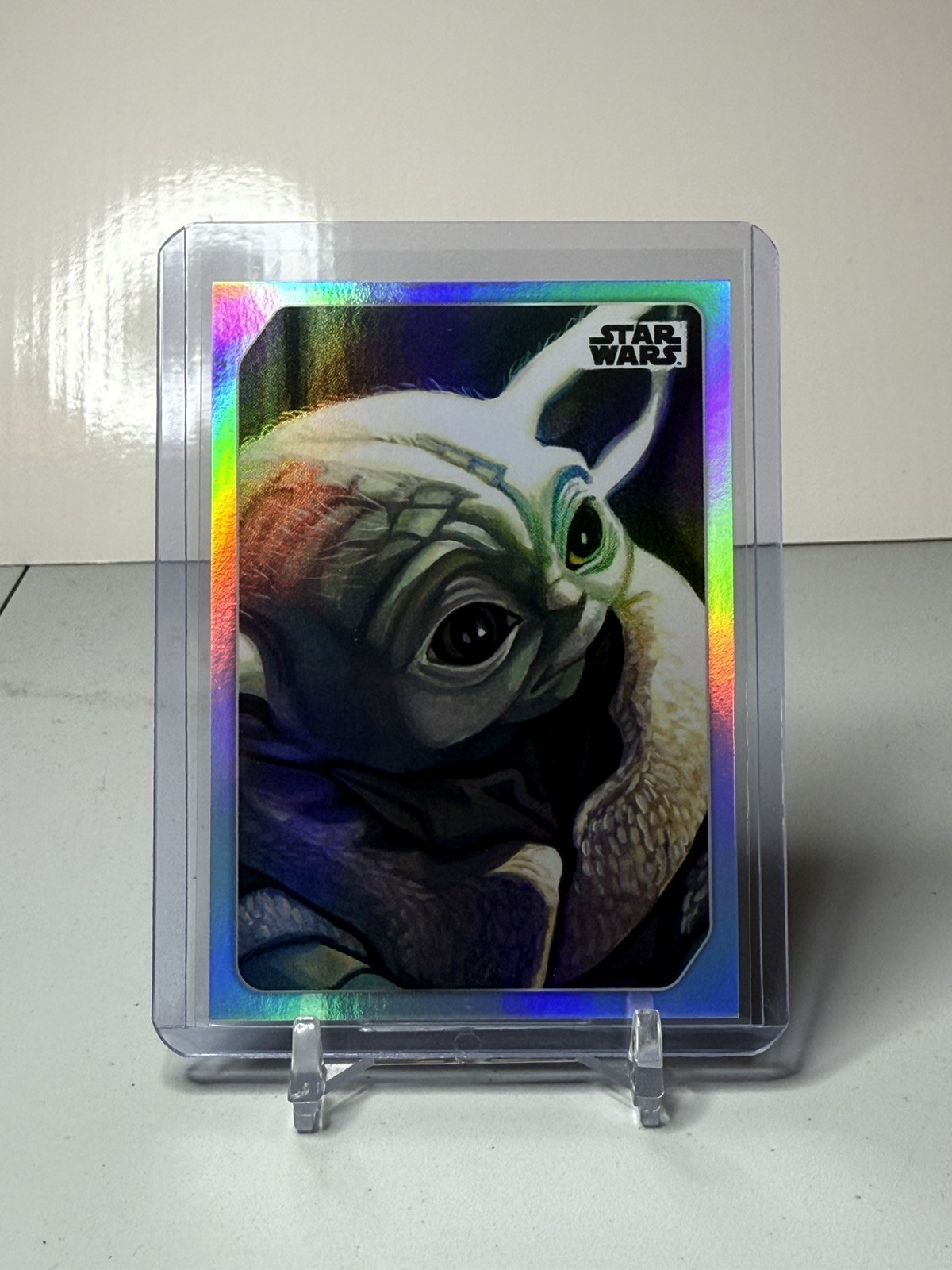 2023 Topps Star Wars Galaxy Europe Celebration Grogu The Child Silver Holo #33