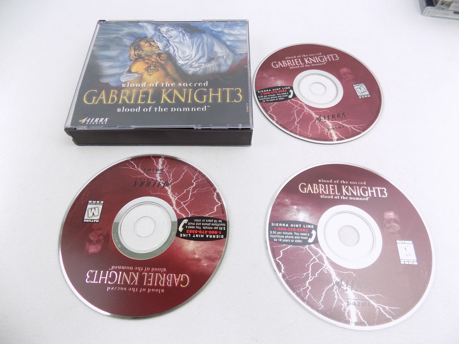 Mint Disc PC Blood of the Sacred Gabriel Knight 3 III Blood of the Damned
