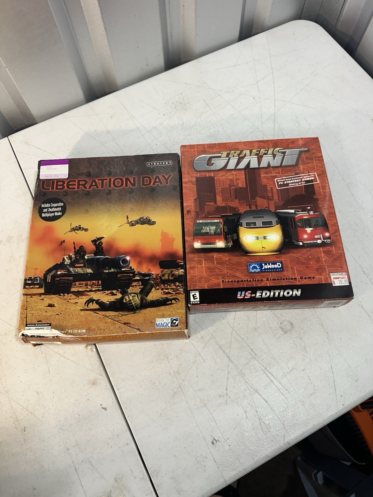 PC Game Lot Liberation Day Traffic Giant US Edition New Sealed Big Box