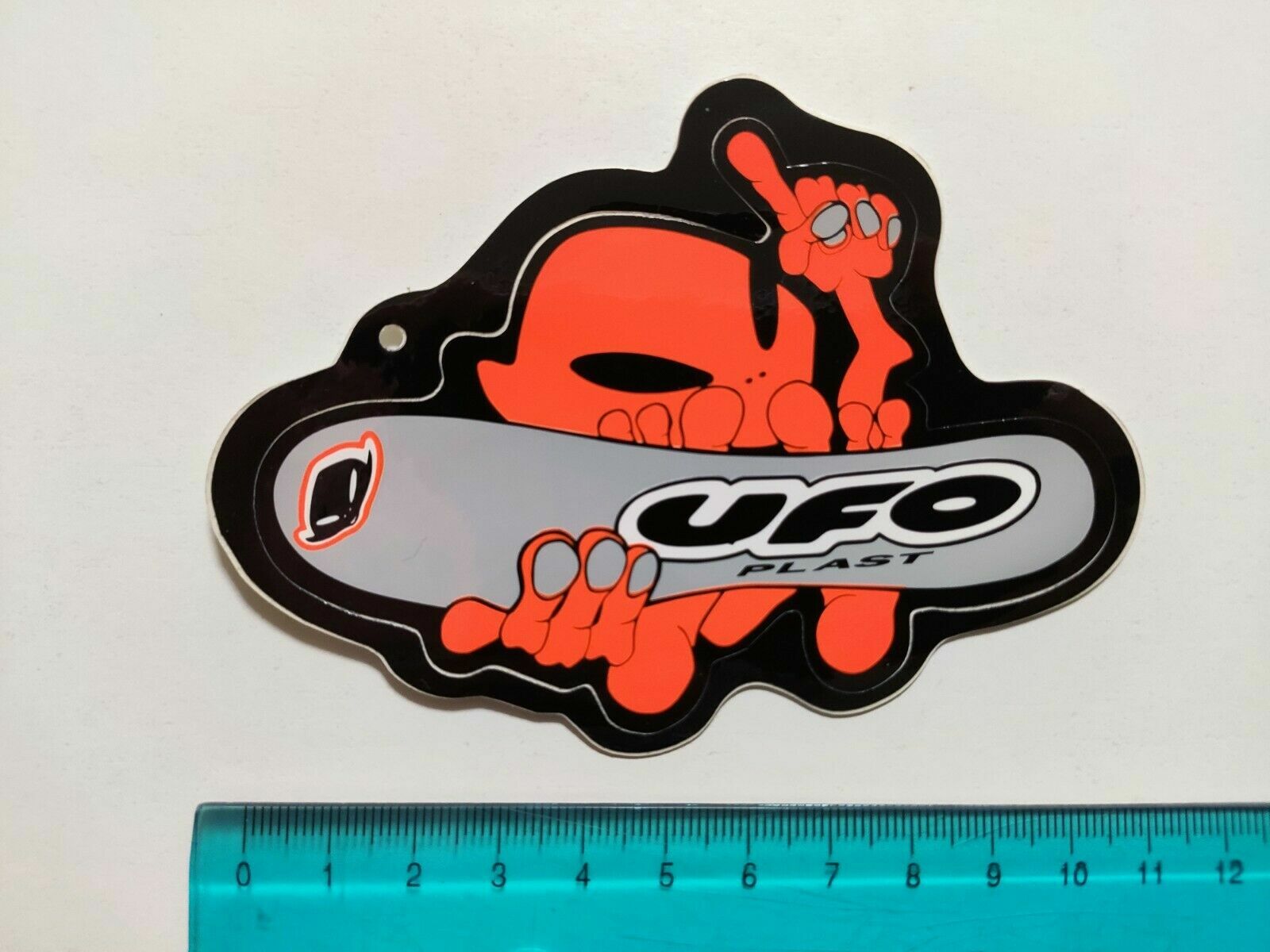 UFO PLAST MOTORCYCLE STICKER STICKER STICKER VINTAGE 80s ORIGINAL