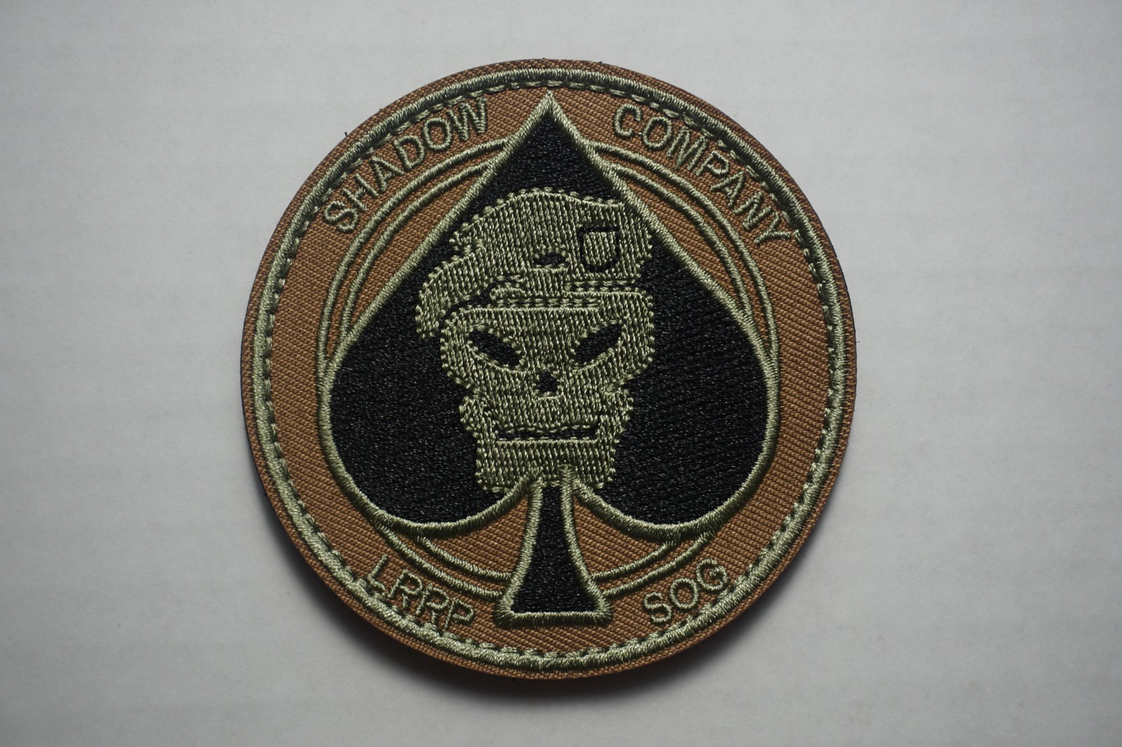 Call of Duty Shadow company Logo Patch hook and loop backing