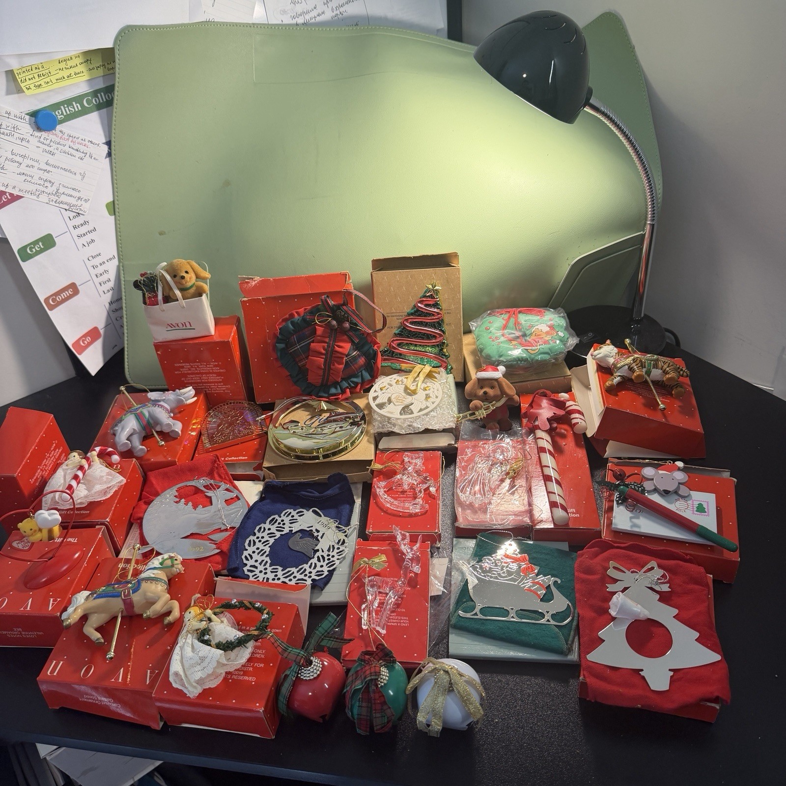 26 Vintage Avon Gift Collection Christmas Ornaments in Boxes