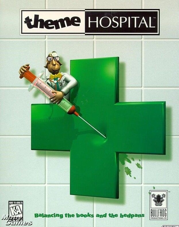 THEME HOSPITAL PC CD +1Clk Windows 11 10 8 7 Vista XP Install