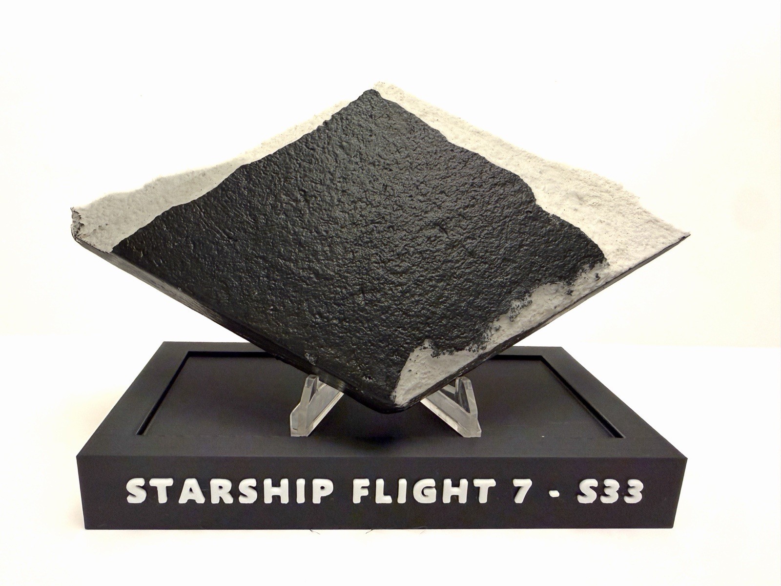 Space X Starship Epic Flown Relic and Bonus Signed Prints