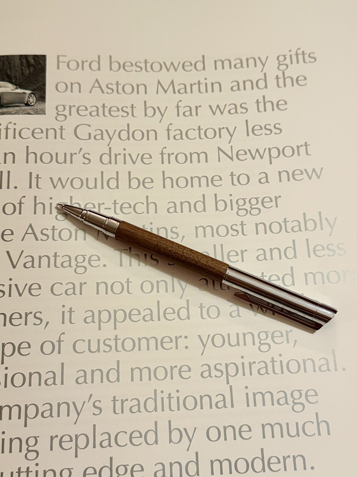 A. Lange & Söhne Royal Mahogany Collection Rollerball Pen & Pouch | Refillable